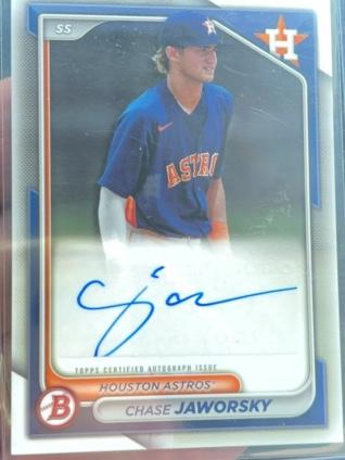 2024 Bowman Chase Jaworsky PAPER PROSPECT RETAIL AUTOGRAPHS #PPRA-CJ