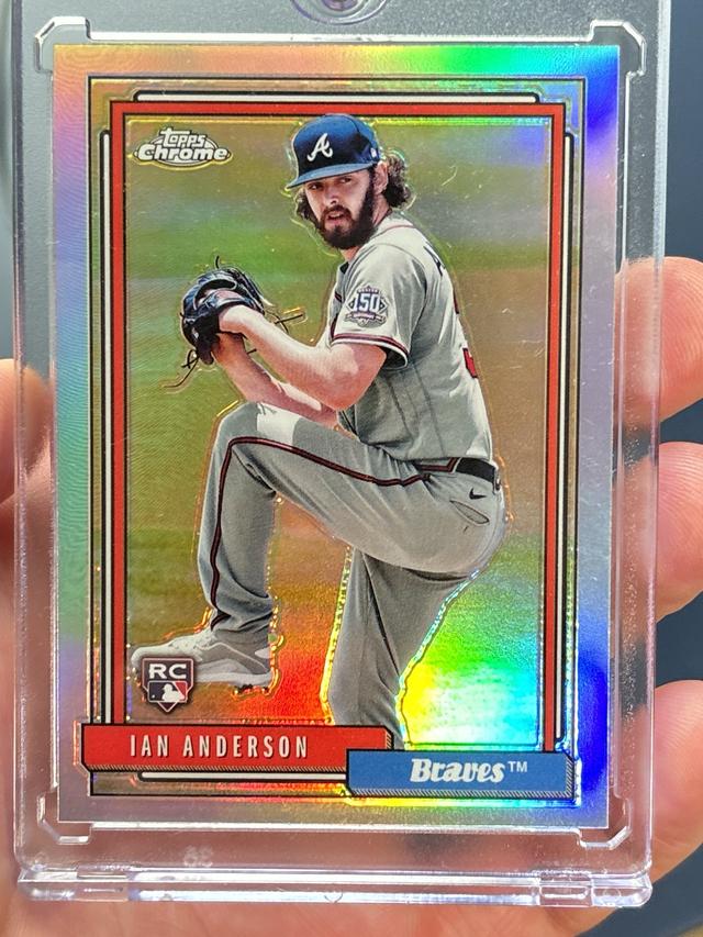 2021 Topps Update Ian Anderson TOPPS 1992 REDUX CHROME VARIATION #TC92-7