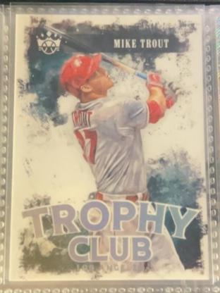 2018 Panini Diamond Kings Mike Trout Trophy Club Set #TC11