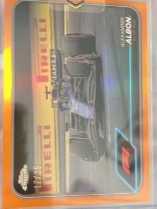 2024 Topps Chrome Formula 1 Alexander Albon F1 Cars /25 #91