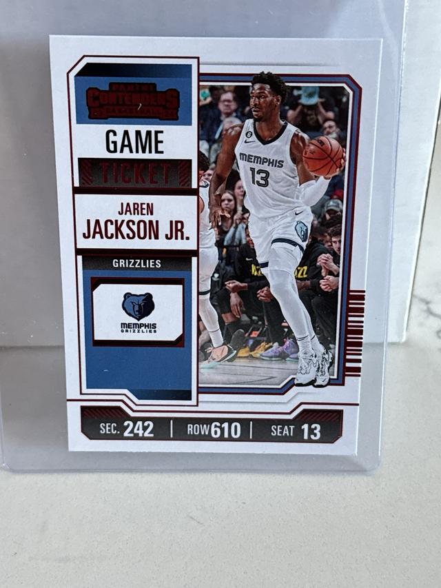 2023-24 Panini Contenders Jaren Jackson Jr. Ticket Stub  #93