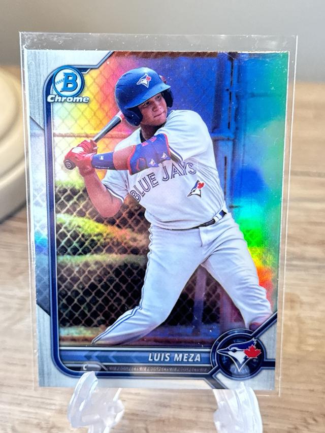 2022 Bowman Draft Luis Meza Bowman Chrome Checklist #BDC-89