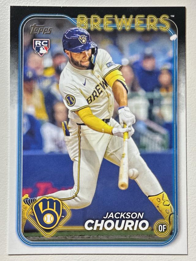 2024 Topps Series 2 Jackson Chourio Short Prints SP #698