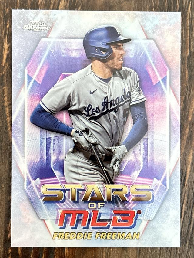 2023 Topps Series 1 Freddie Freeman CHROME STARS OF MLB #SMLBC-27