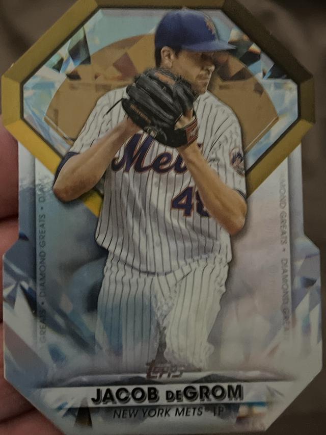 2022 Topps Series 1 Jacob deGrom DIAMOND GREATS DIE CUTS #DGDC-16