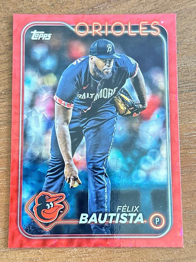 2024 Topps Series 1 Félix Bautista BASE CARD SET Black /199 #45