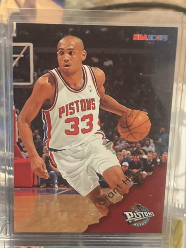 1995-96 Hoops Basketball Grant Hill ﻿Base #46