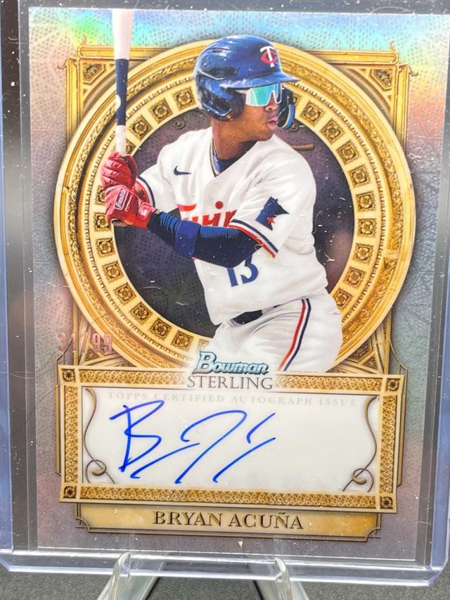 2023 Bowman Sterling Bryan Acuña STERLING OPULENCE AUTOGRAPHS #SOA-BA