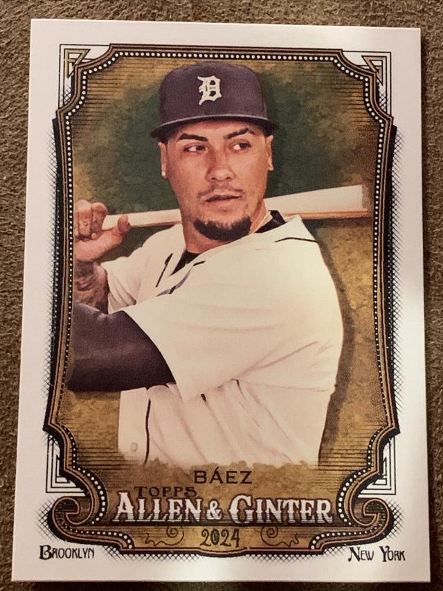 2024 Topps Allen & Ginter Javier Báez ﻿Base Set #158