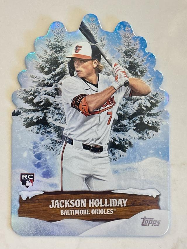 2024 Topps Holiday Jackson Holliday Evergreen #EG-3