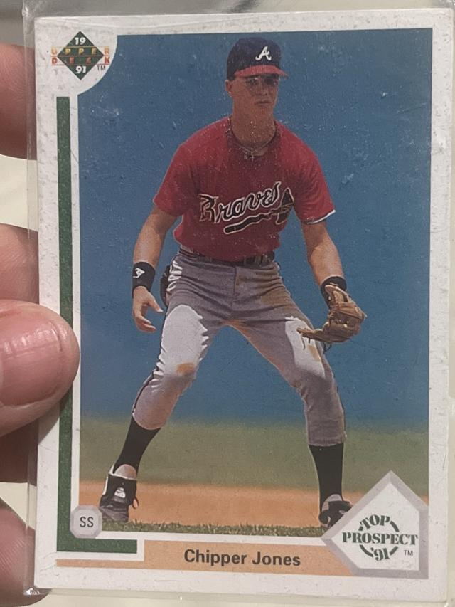 1991 Upper Deck Chipper Jones Base Set #55