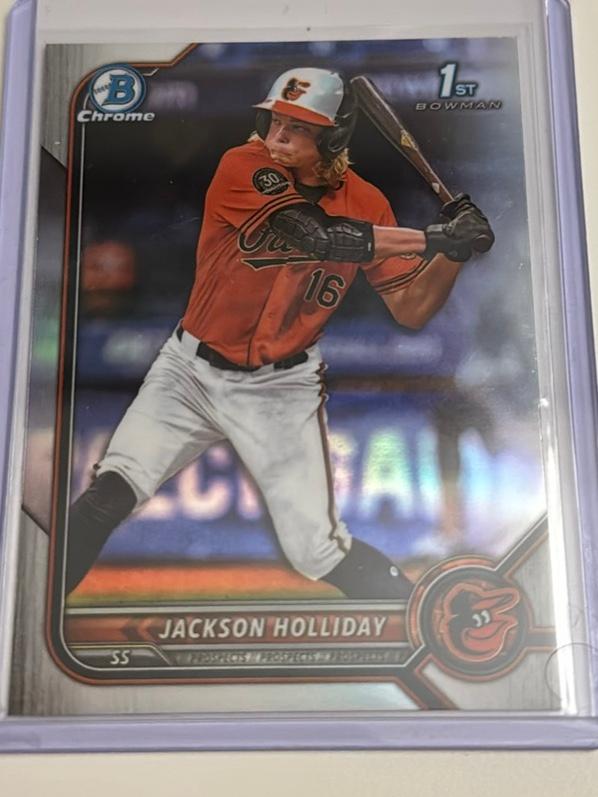 2022 Bowman Draft Jackson Holliday Bowman Chrome Checklist #BDC-168