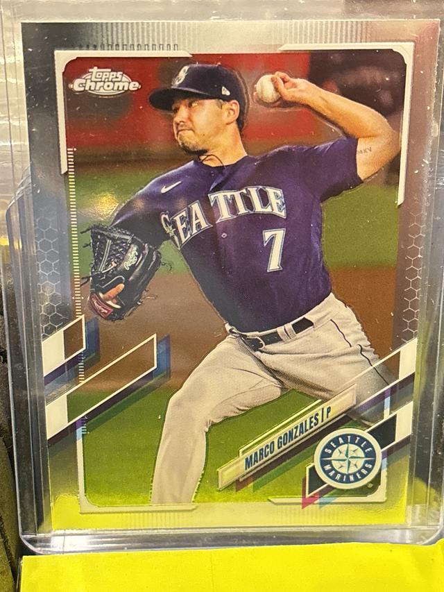 2021 Topps Chrome Marco Gonzales BASE CARDS #152