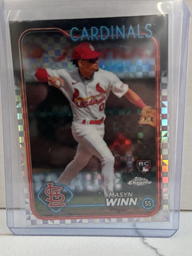 2024 Topps Chrome Masyn Winn ﻿Base Set X-Fractors #189