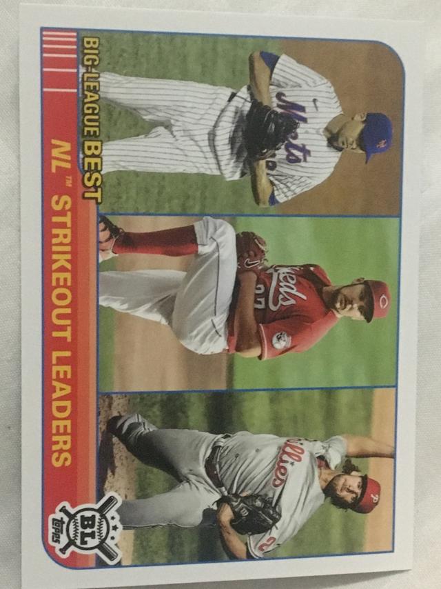 2021 Topps Big League NL Strikeout Leaders ﻿Base Set #252