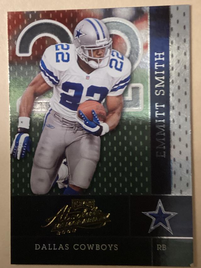 2002 Playoff Absolute Football Emmitt Smith ﻿Base #47