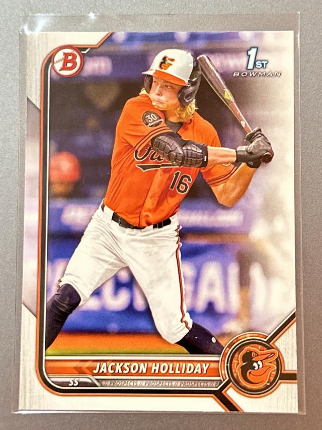 2022 Bowman Draft Jackson Holliday ﻿Bowman Base #BD-168