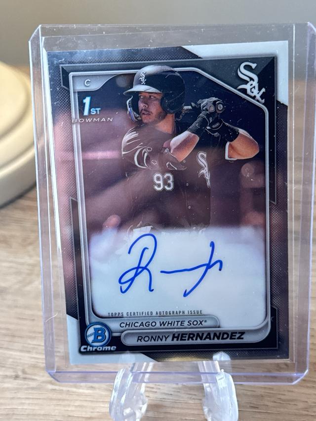 2024 Bowman Ronny Hernandez CHROME PROSPECT AUTOGRAPHS I #CPA-RHE