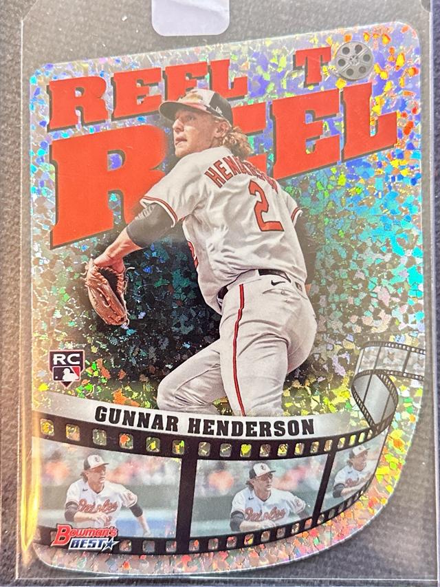 2023 Bowman's Best  Gunnar Henderson REEL TO REEL DIE CUT #RR-7