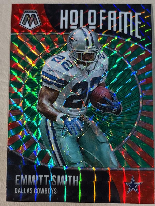 2021 Panini Mosaic Emmitt Smith HoloFame Set #7