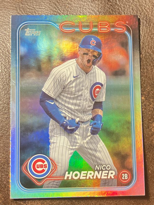 2024 Topps Series 1 Nico Hoerner BASE CARD SET Rainbow Foil #204