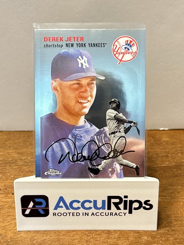 2023 Topps Chrome Platinum '54 Derek Jeter BASE CARDS IMAGE VARIATIONS #396