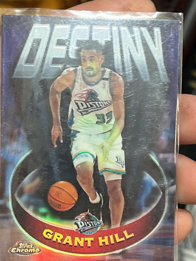 1997-98 Topps Chrome Grant Hill Destiny Set Refractors #D1