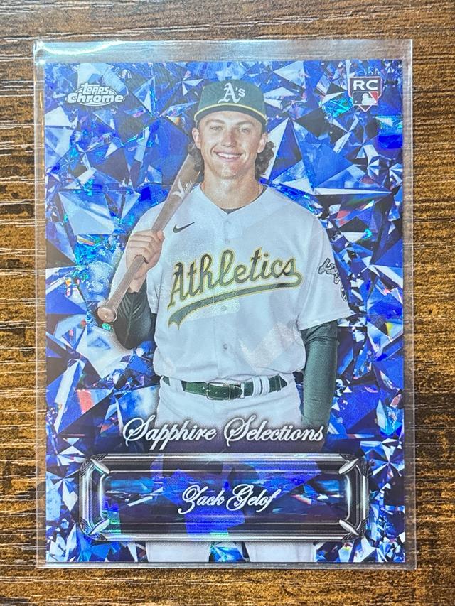 2024 Topps Chrome Sapphire Zack Gelof Sapphire Selections #SS-2 Rookie RC