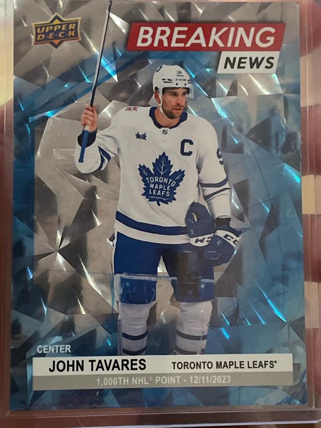 2024-25 Upper Deck Series 1 John Tavares Breaking News #BN-11