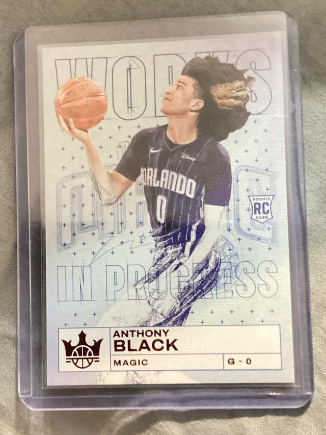 2023-24 Panini Court Kings Anthony Black Works in Progress  #18