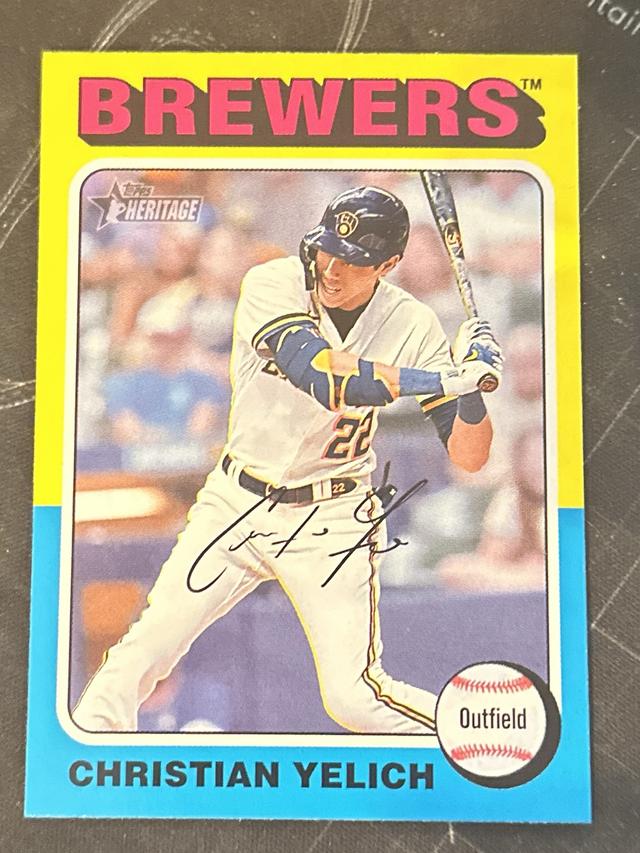 2024 Topps Heritage Christian Yelich VETERANS I #369