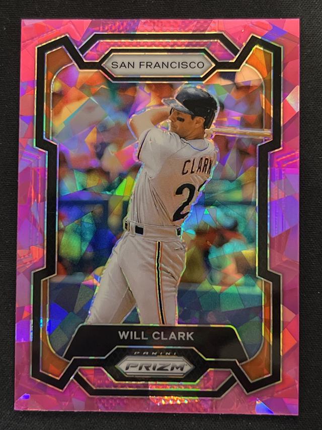 2024 Panini Prizm Will Clark ﻿Base Set Pink Ice Prizms #8