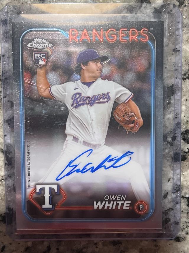 2024 Topps Chrome Owen White Rookie Autographs Checklist #RA-OW