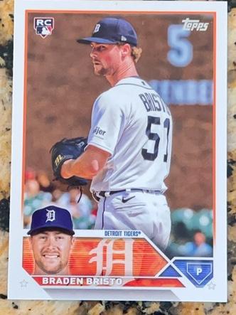 2023 Topps Update Series Braden Bristo BASE SET #US282