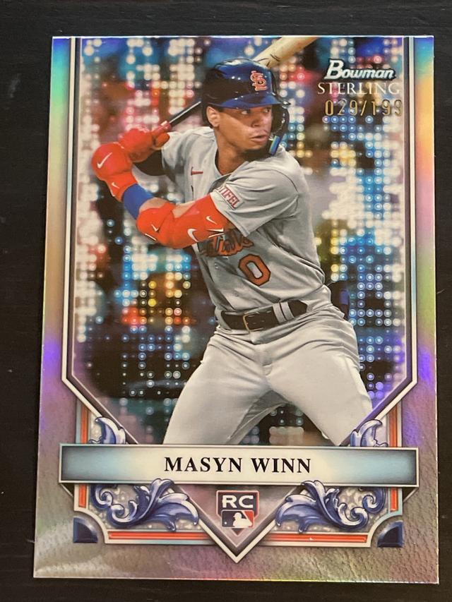 2024 Bowman Sterling Masyn Winn ROOKIE CARDS Refractor /199 #BSR-22