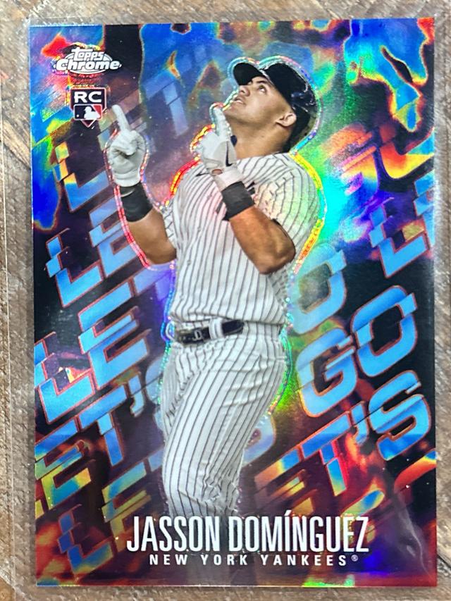 2024 Topps Chrome Jasson Domínguez Let's Go Checklist #LGC-37