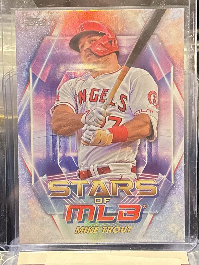 2023 Topps Series 1 Mike Trout STARS OF MLB #SMLB-2