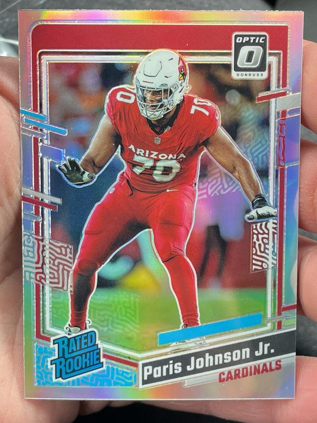 2023 Donruss Optic Paris Johnson Jr. Rated Rookies Holo #205