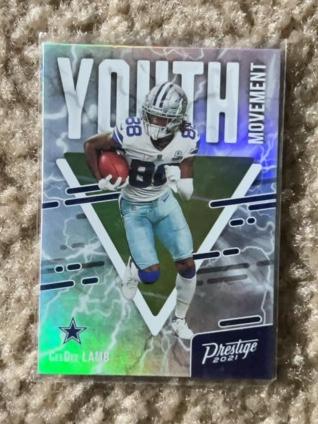 2021 Panini Prestige CeeDee Lamb Youth Movement Set #YM-10