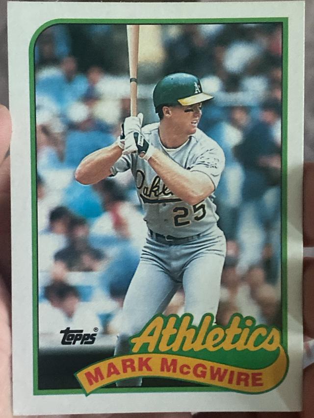 1989 Topps Mark McGwire Base Set #70