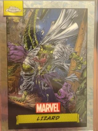 2024 Topps Chrome Marvel Lizard ﻿Base #128