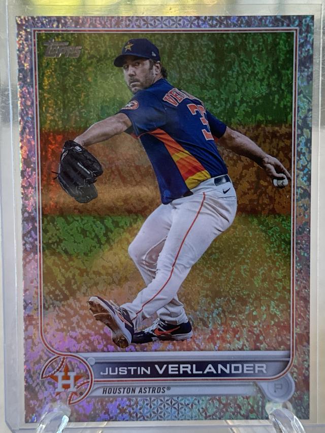 2022 Topps Complete Factory Set Justin Verlander Hobby Foilboard /390 #350