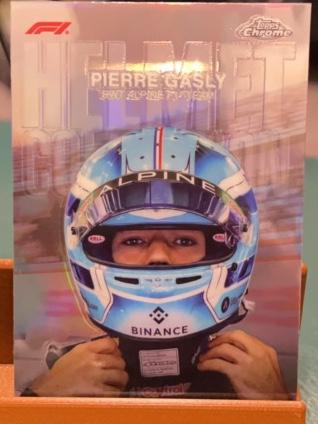 2024 Topps Chrome Formula 1 Pierre Gasly Helmet Collection #HC-9