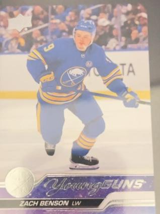 2023-24 Upper Deck Series 2 Hockey Zach Benson Young Guns #474