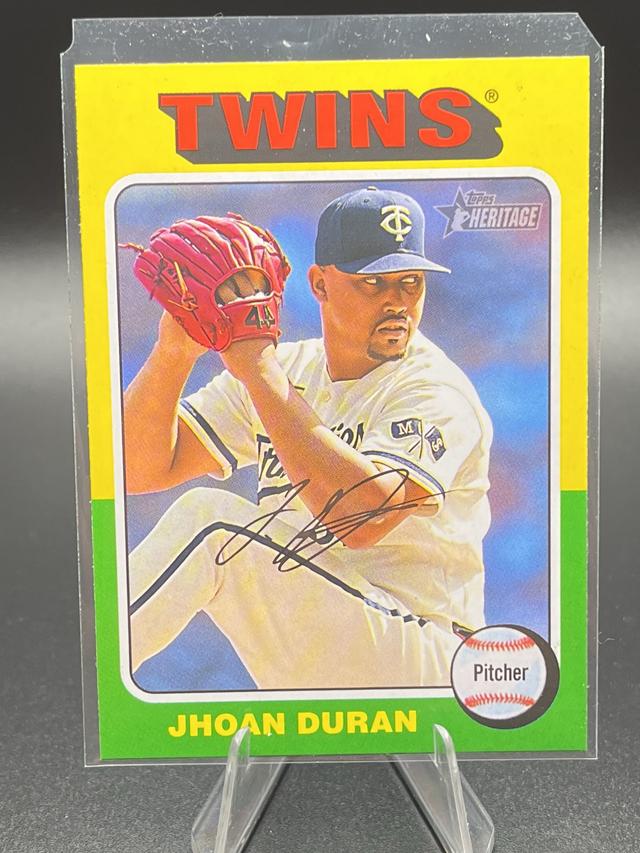 2024 Topps Heritage Jhoan Duran VETERAN SHORT PRINTS #100