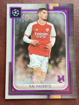 2023-24 Topps Museum Collection UEFA Champions League Kai Havertz Amethyst /99