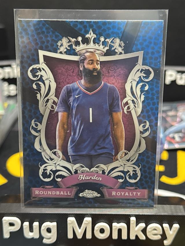 2023-24 Topps Chrome Basketball James Harden Los Angeles #RR-24 Blue Refractor