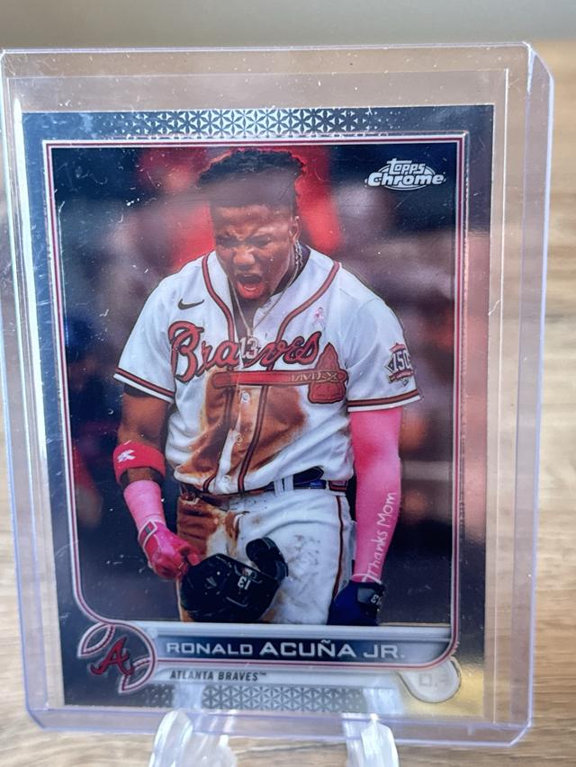 2022 Topps Chrome Ronald Acuña Jr. ﻿Base Set #165