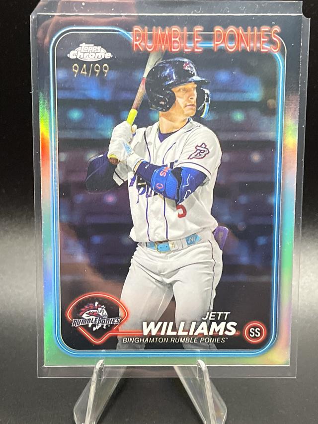 2024 Topps Pro Debut Jett Williams Chrome Refractors /99 #PDC-21